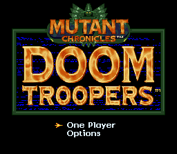 Doom Troopers screenshot 3 for Super Nintendo